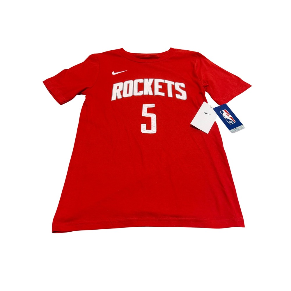 Nike Houston Rockets Fred VanVleet 5 Red T-Shirt Kids Medium 10-12 NBA